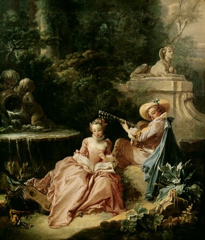 La Leçon de musique, 1749 - François Boucher